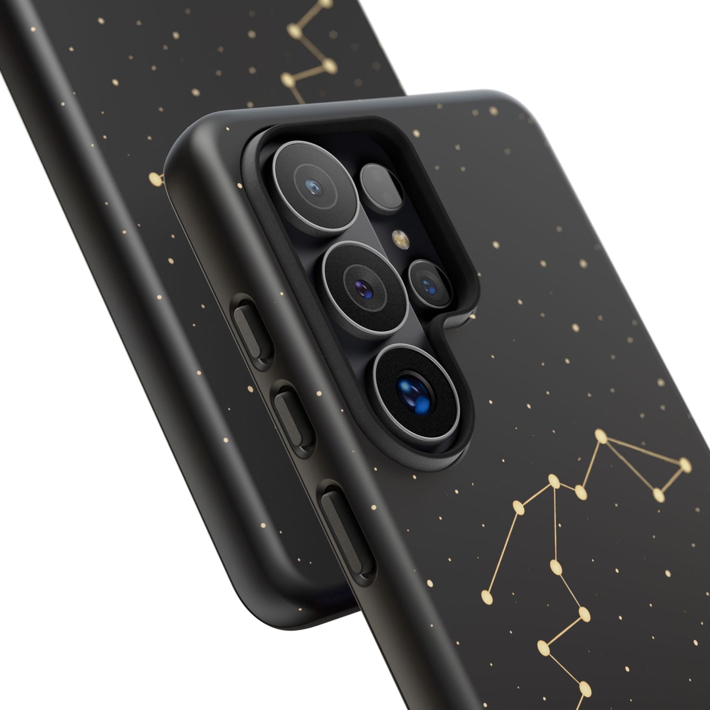 Aquarius Zodiac Constellation Phone Case – Luxe Gold Celestial Cover