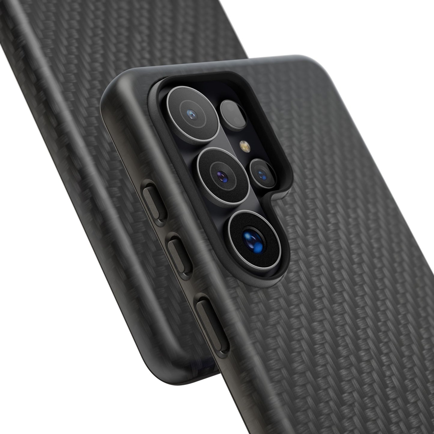 Carbon Fiber Inspired Phone Case – Rugged Slim Protective Tech Case for iPhone & Samsung