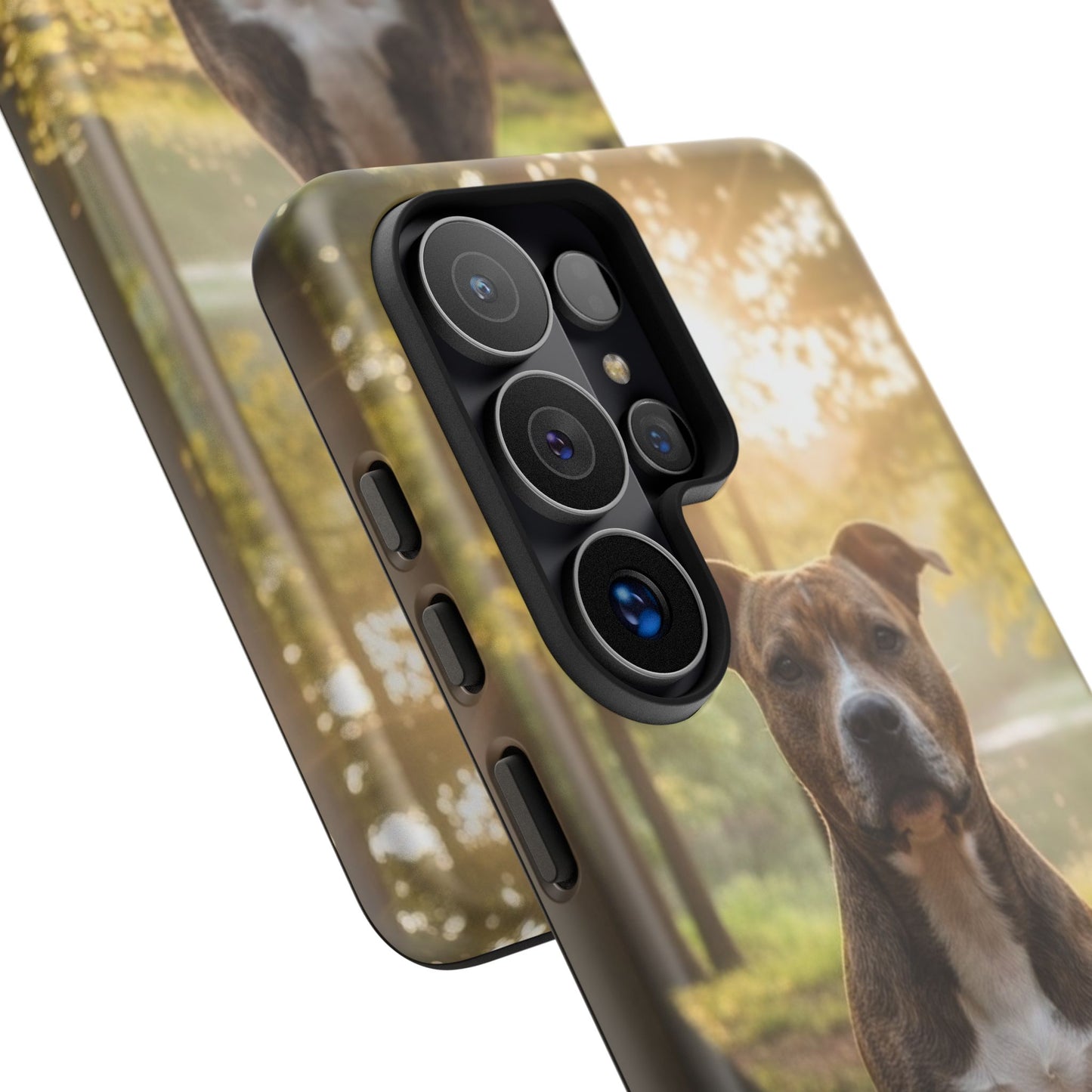 Pit Bull Phone Case – Dog Portrait Tough Case (iPhone, Samsung, Pixel)