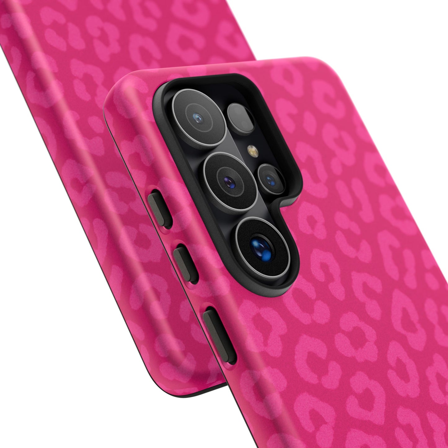 Hot Pink Leopard Phone Case – Bold Coquette Aesthetic Tough Case