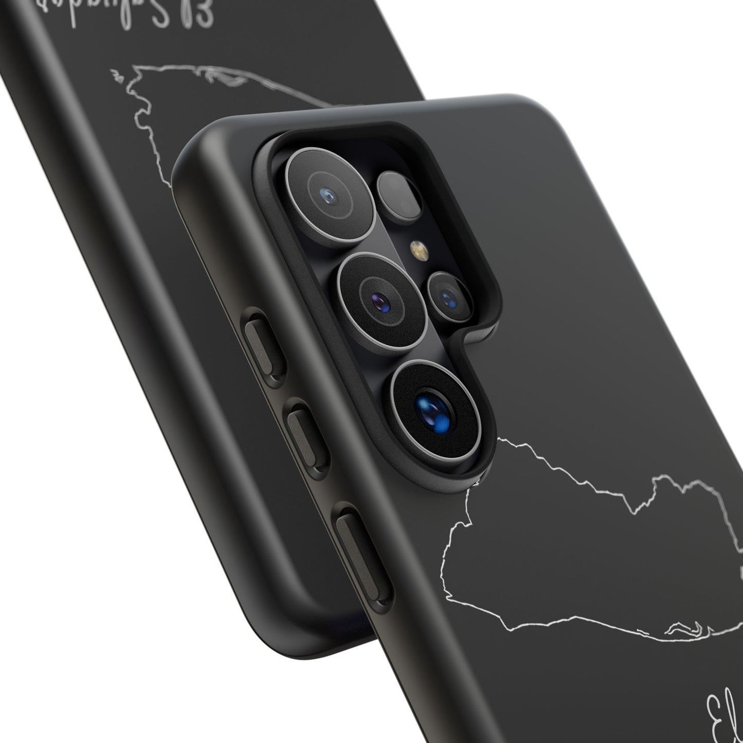 El Salvador Outline Phone Case – Minimal Country Map Tough Case (iPhone, Samsung, Pixel)