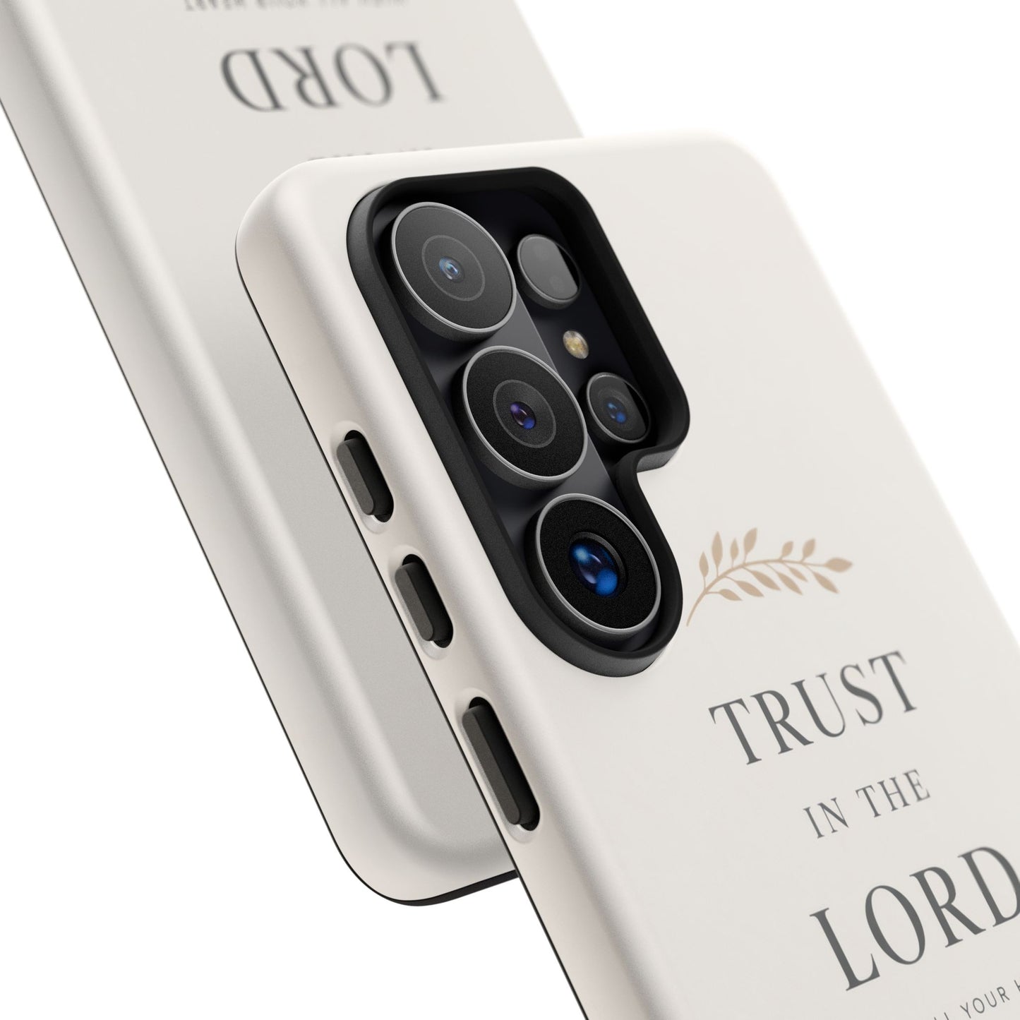 Proverbs 3:5 Christian Phone Case Trust in the Lord Minimalist Faith Cover