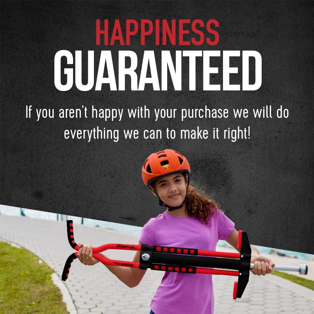 Master Pogo Stick, Ages 9+, 80 to 160 Lbs, Easy Grip Handles, Anti-Slip Pegs, Outdoor Toys for Boys Girls, outside Toys for Kids, Teens Tweens