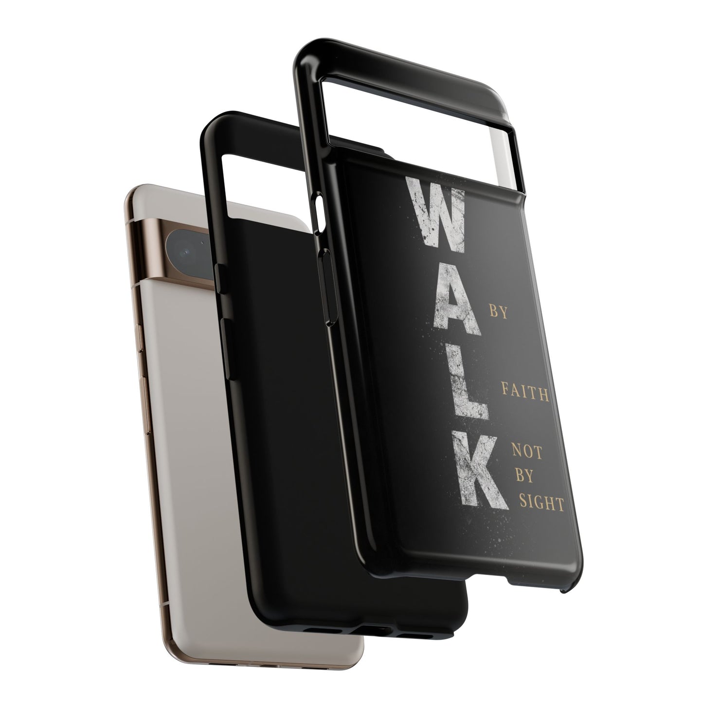 Walk by Faith Not by Sight Christian Phone Case Bible Verse Faith Cover