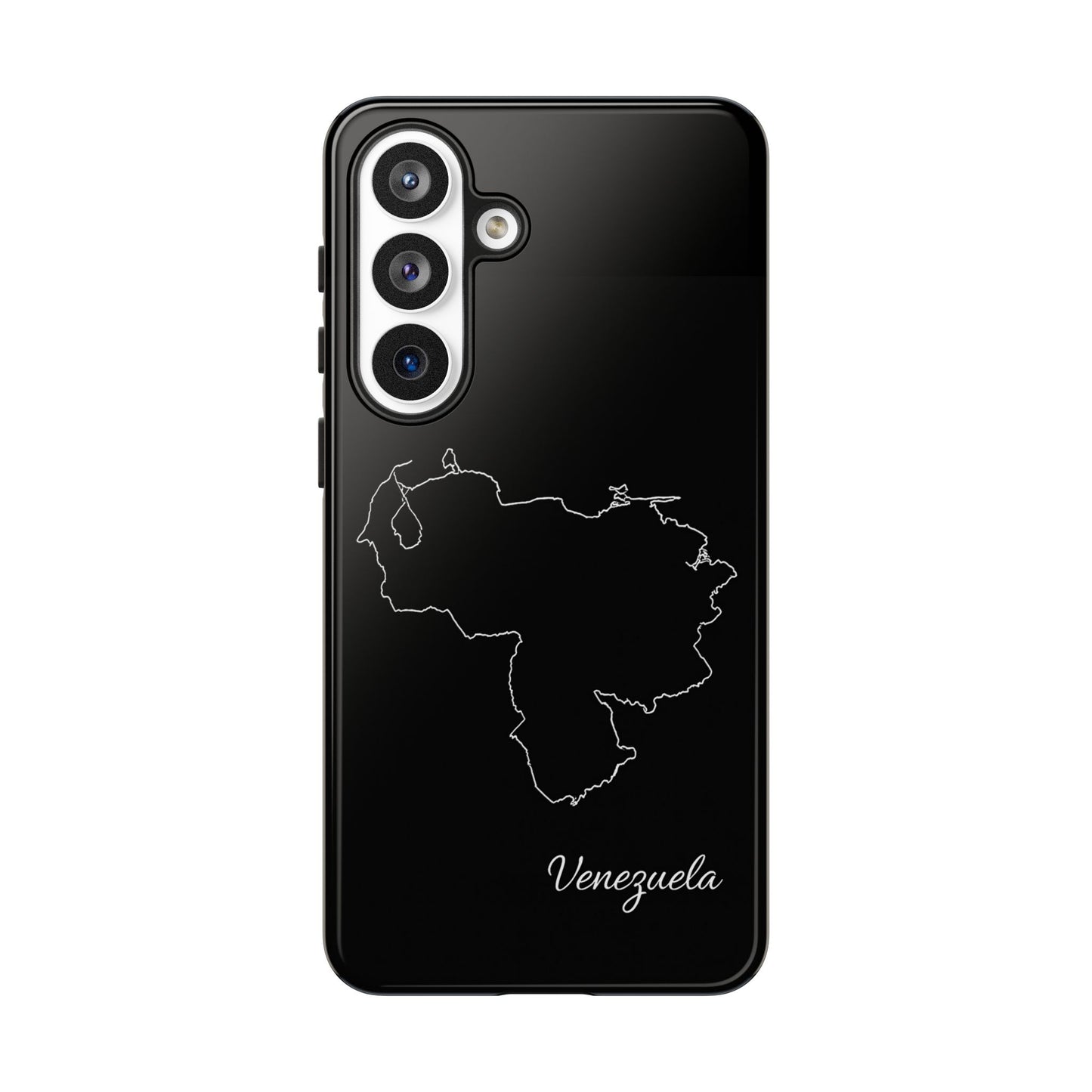 Venezuela Outline Phone Case – Minimal Country Map Tough Case (iPhone, Samsung, Pixel)