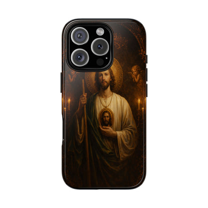 San Judas Phone Case Saint Jude Catholic Saint Religious Art Portrait Tough