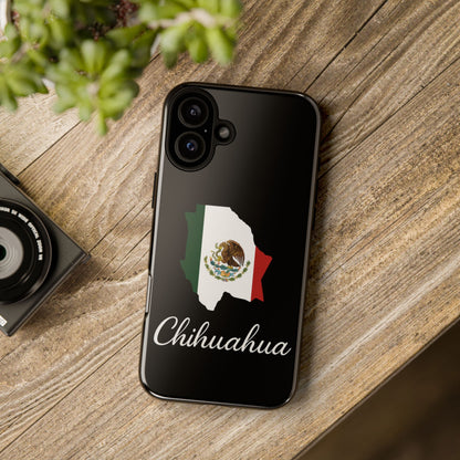 Chihuahua Mexico Flag Map Phone Case | Mexican American Pride Tough Case for iPhone & Samsung