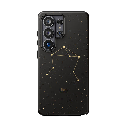 Libra Zodiac Constellation Phone Case – Luxe Gold Celestial Cover