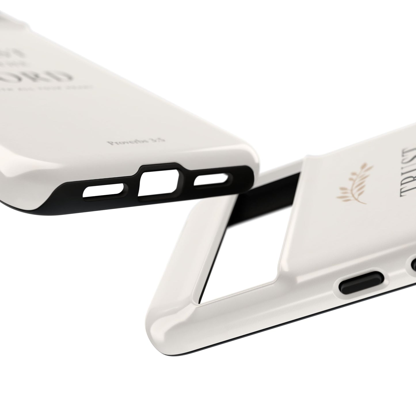 Proverbs 3:5 Christian Phone Case Trust in the Lord Minimalist Faith Cover