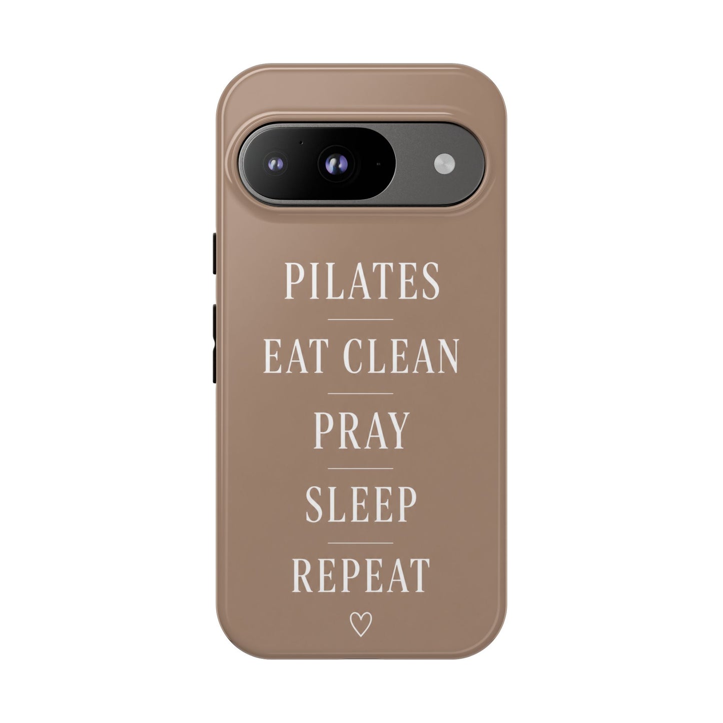 Pilates Phone Case | Eat Clean Pray Sleep Repeat Aesthetic | Wellness Girl Gift