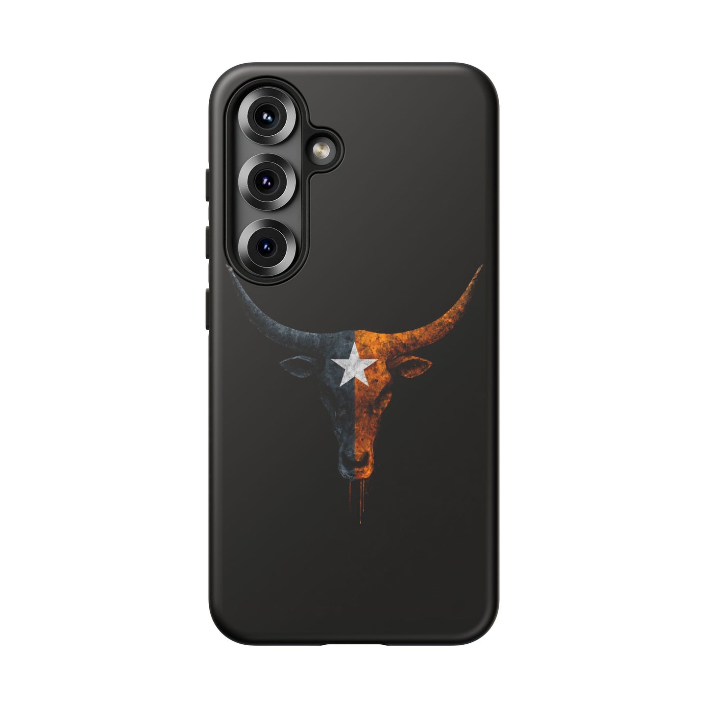 Texas Longhorn Skull Phone Case Western Cowboy Bull iPhone Samsung Cover