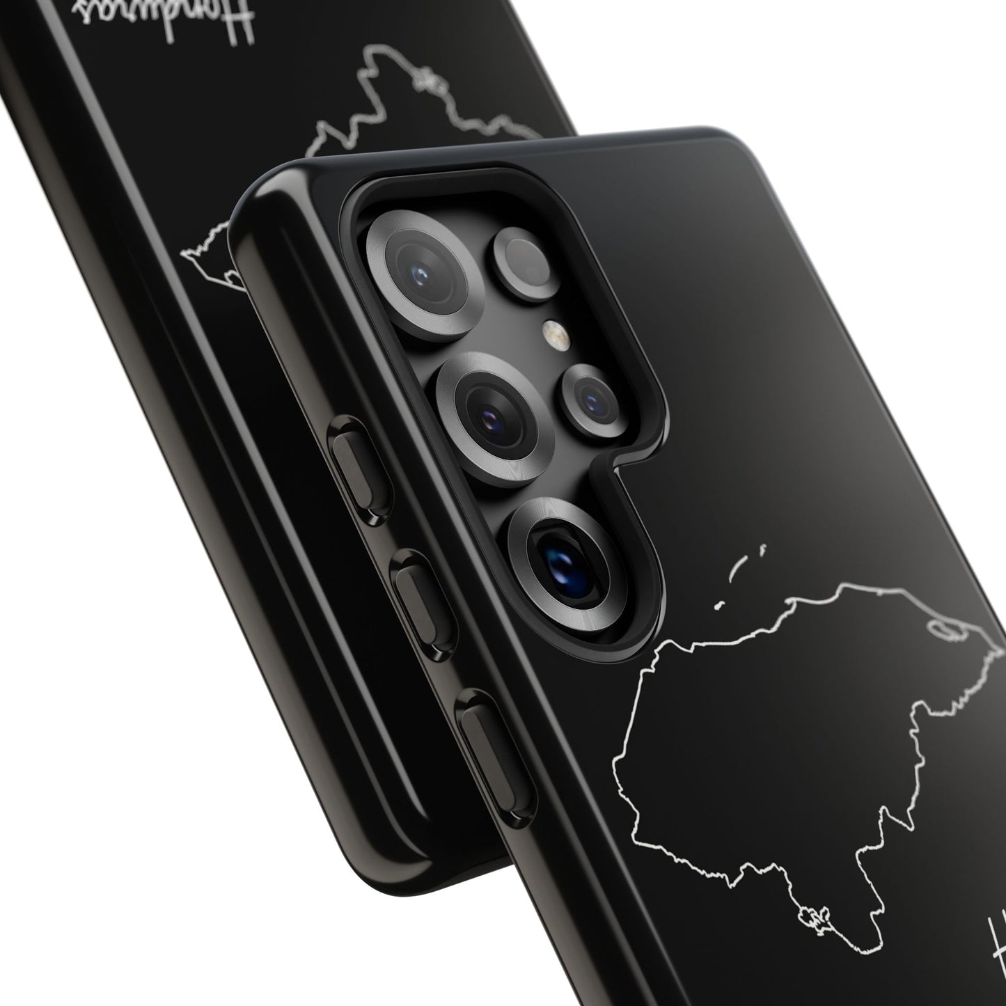 Honduras Outline Phone Case – Minimal Country Map Tough Case (iPhone, Samsung, Pixel)