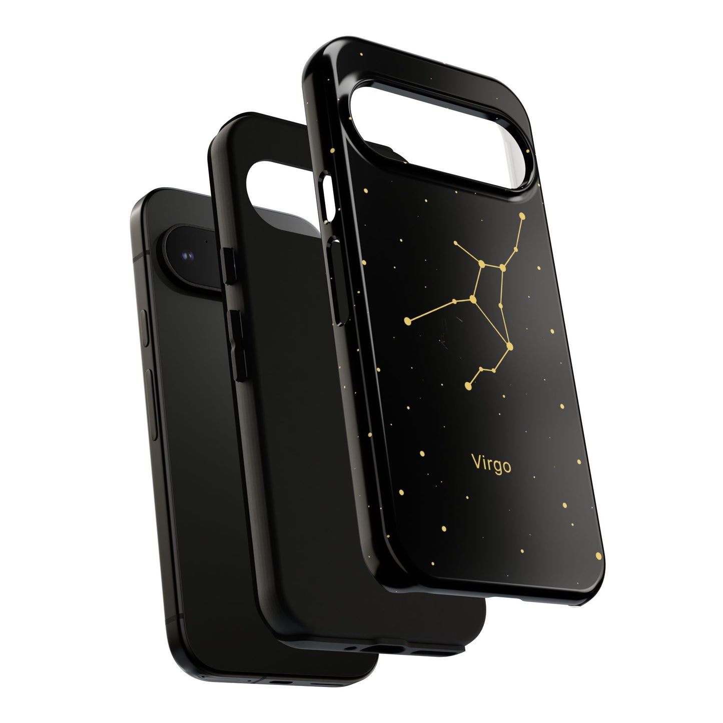 Virgo Zodiac Constellation Phone Case – Luxe Gold Celestial Cover