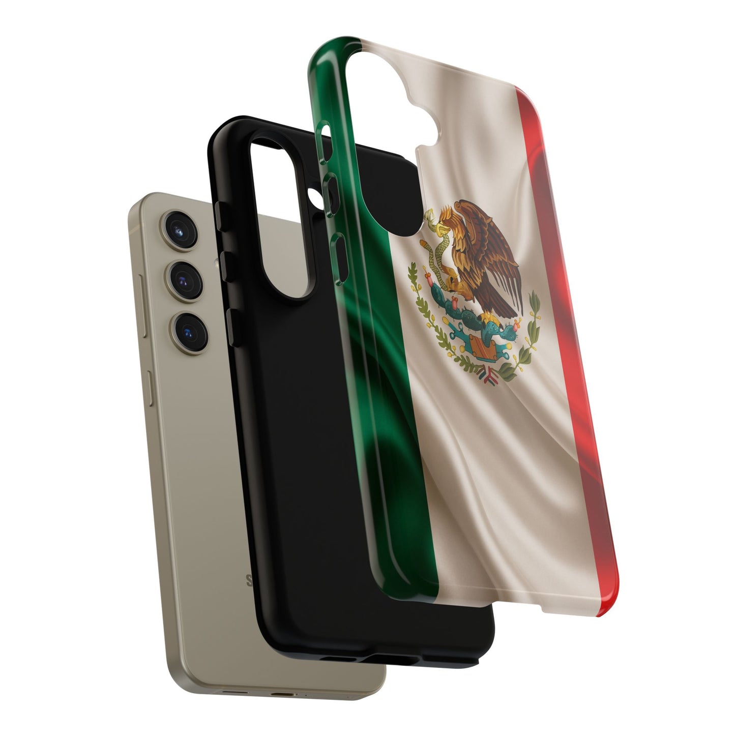 Mexico Flag Phone Case | Mexican Pride iPhone & Samsung Case | Tricolor Aesthetic Tough Protective Cover