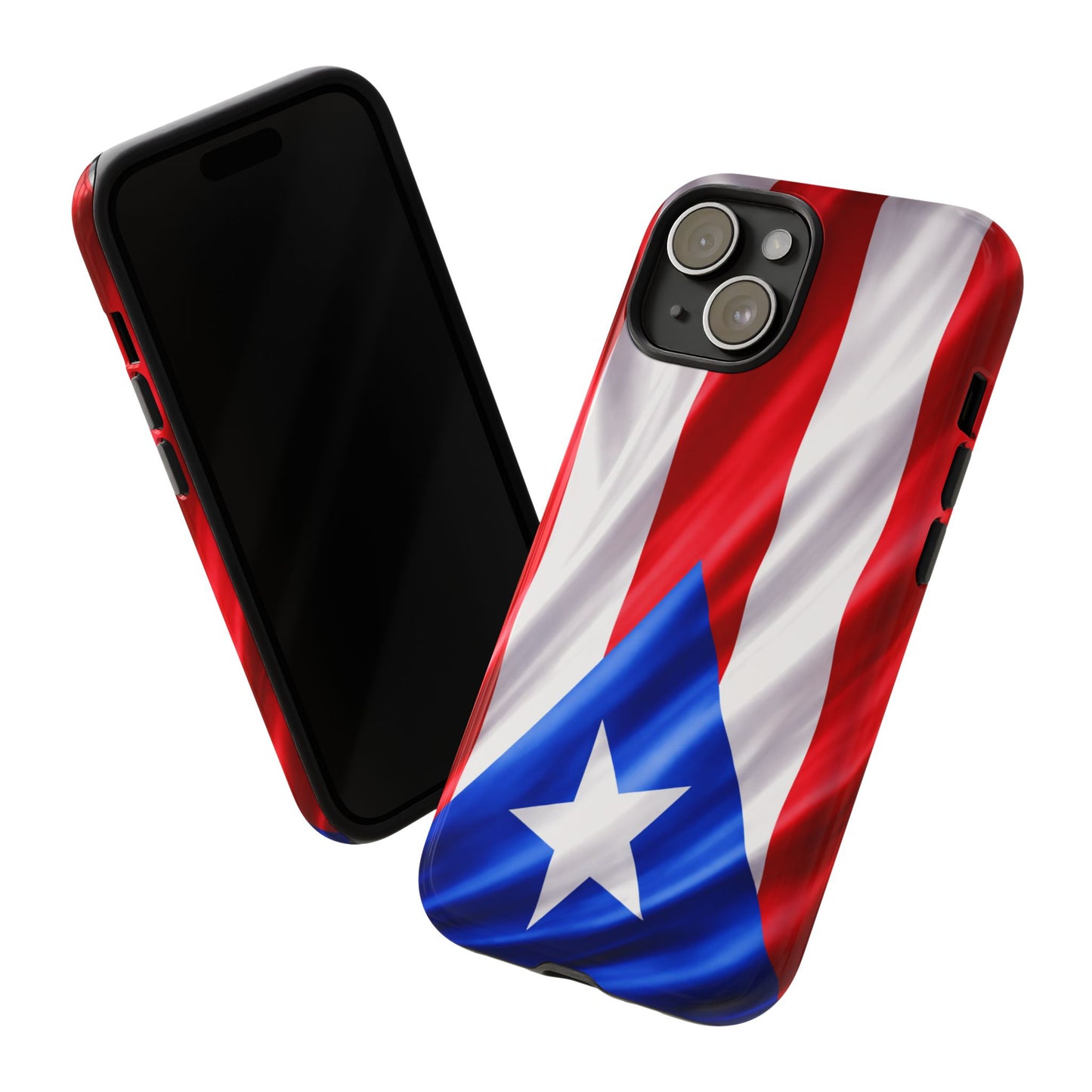 Puerto Rico Flag Phone Case | Boricua Pride Tough Case | Puerto Rican Flag Protective Cover for iPhone & Samsung