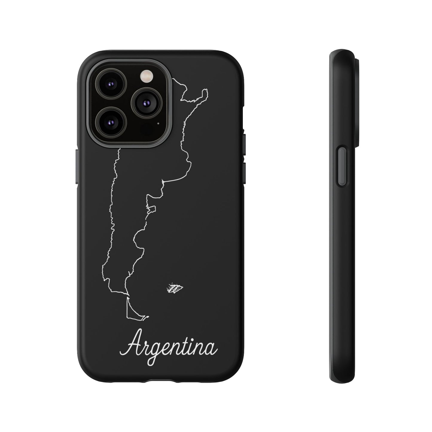 Argentina Outline Phone Case – Minimal Country Map Tough Case (iPhone, Samsung, Pixel)