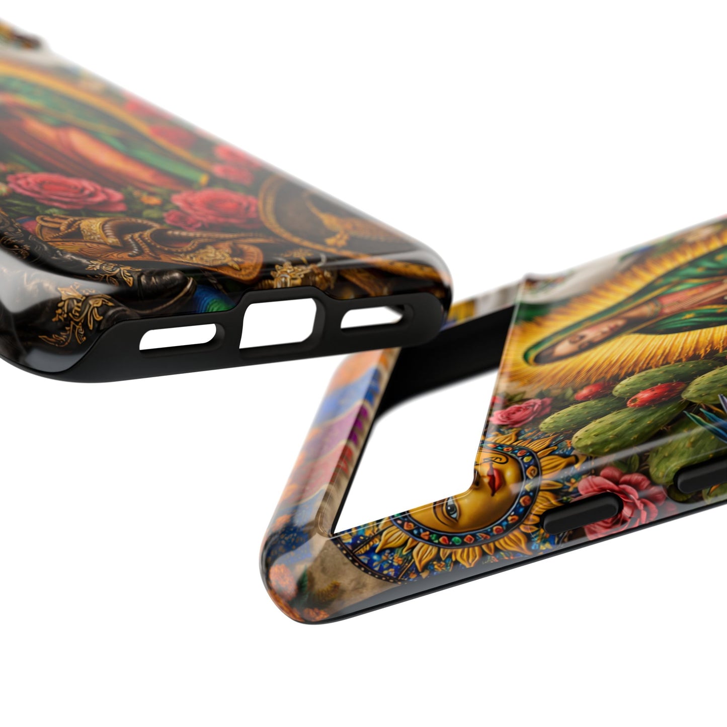 Virgen de Guadalupe Phone Case Mexican Floral iPhone Samsung Pixel Case