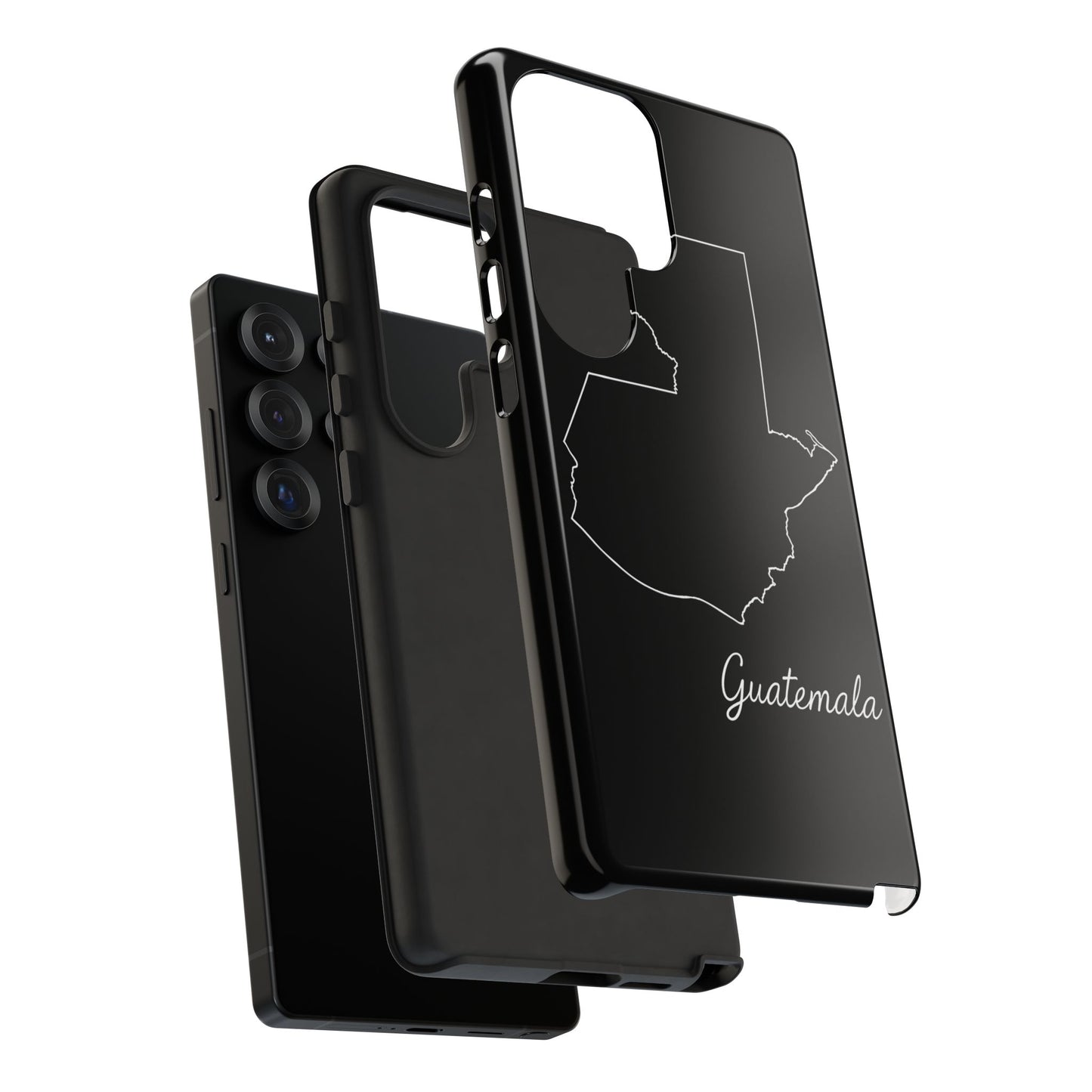 Guatemala Outline Phone Case – Minimal Country Map Tough Case (iPhone, Samsung, Pixel)