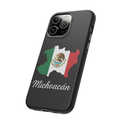 Michoacán Mexico Flag Map Phone Case | Mexican American Pride Tough Case for iPhone & Samsung