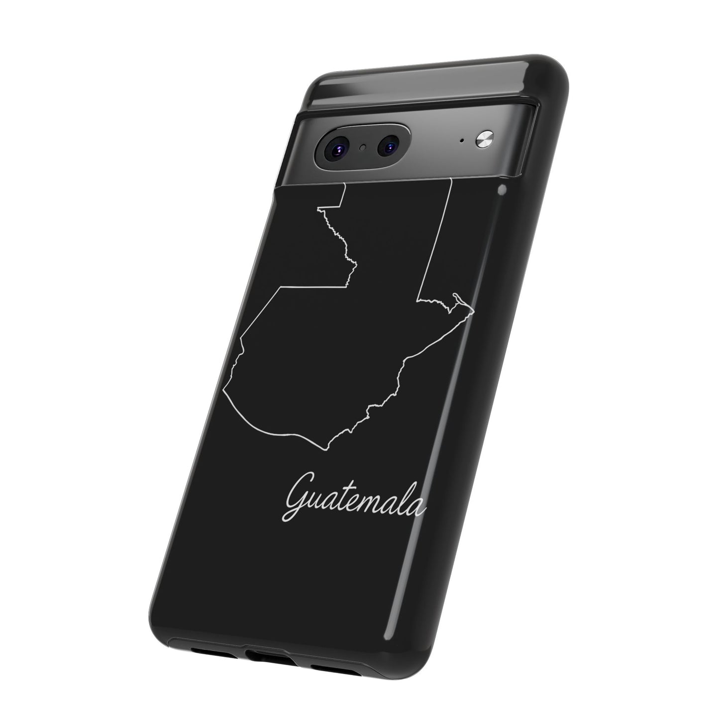 Guatemala Outline Phone Case – Minimal Country Map Tough Case (iPhone, Samsung, Pixel)