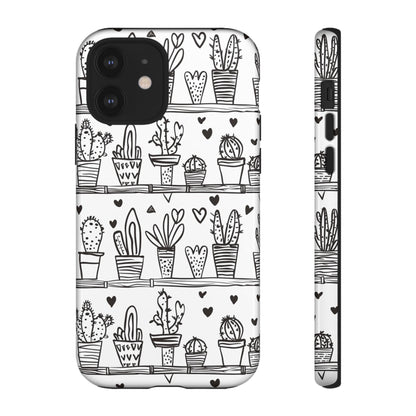 Cactus Succulent Phone Case Cute Plant Aesthetic iPhone Samsung Cover