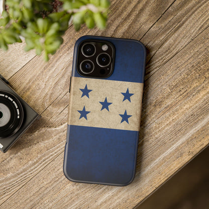 Honduras Flag Phone Case | Vintage Honduran Flag iPhone & Samsung Tough Protective Case