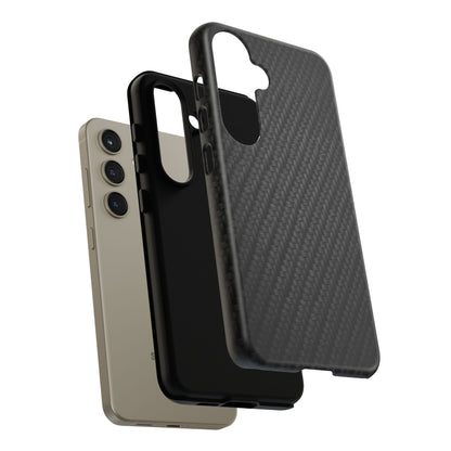Carbon Fiber Inspired Phone Case – Rugged Slim Protective Tech Case for iPhone & Samsung