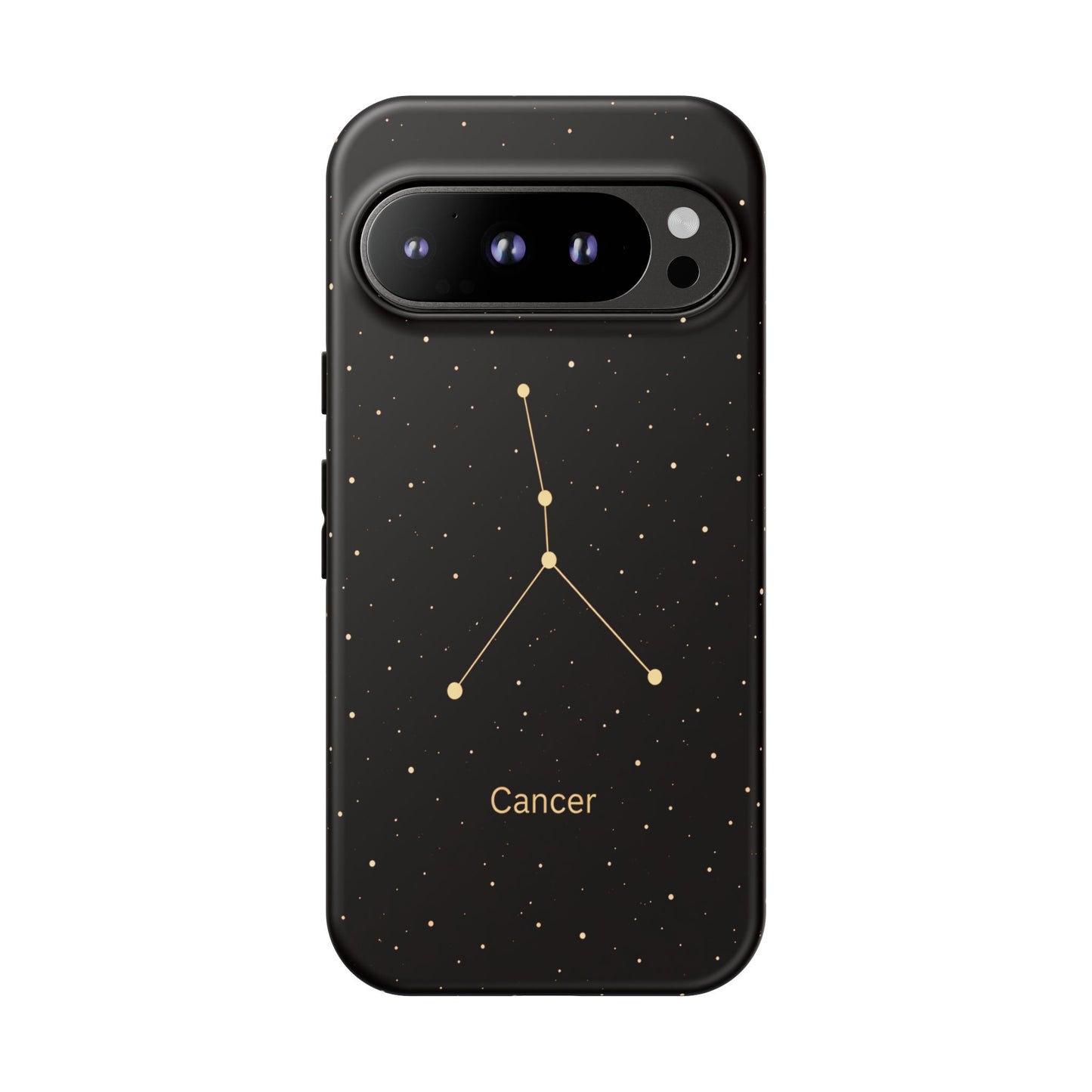 Cancer Zodiac Constellation Phone Case – Luxe Gold Celestial Cover