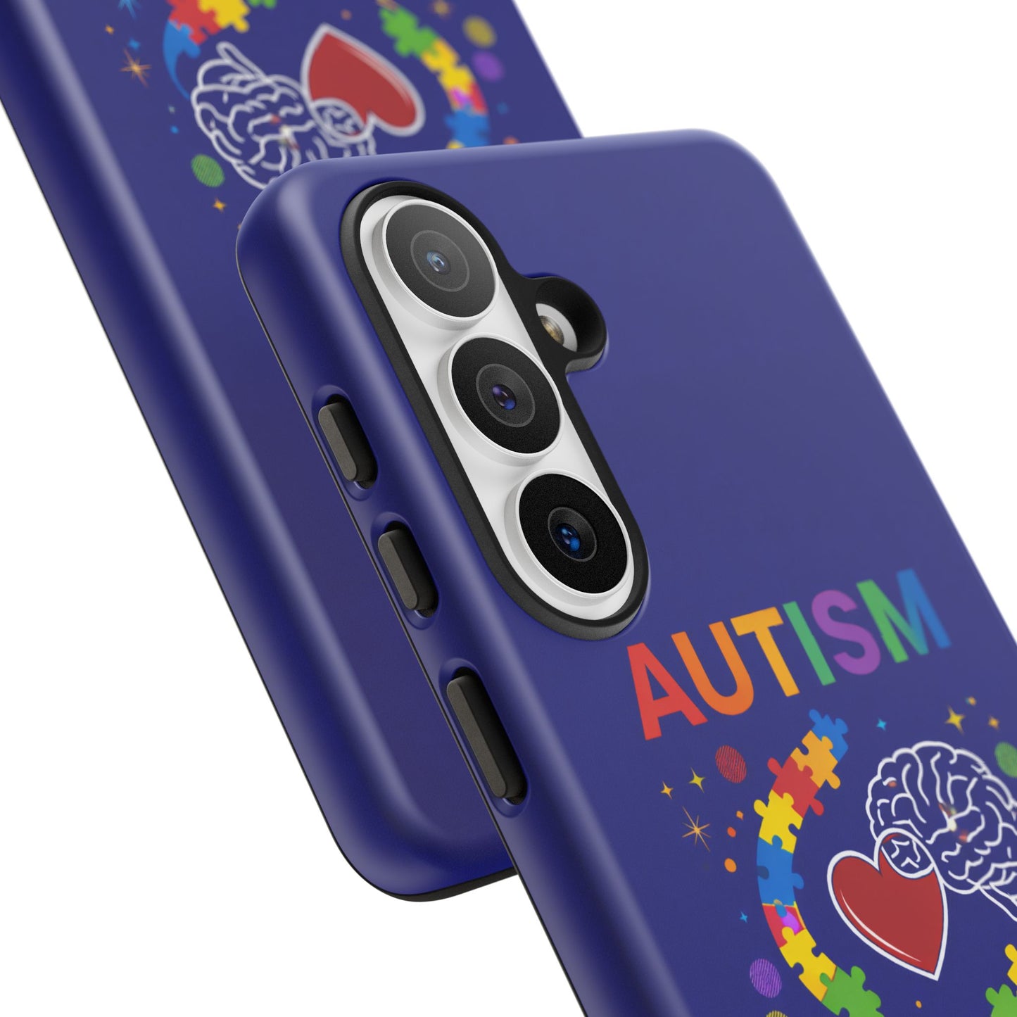 Autism Awareness Tough Case – "Love Connects All Pieces" Phone Case for Iphone, Samsung Galaxy and Pixel