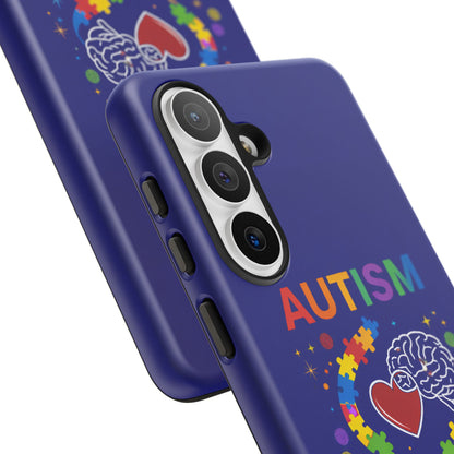Autism Awareness Tough Case – "Love Connects All Pieces" Phone Case for Iphone, Samsung Galaxy and Pixel