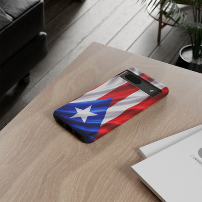 Puerto Rico Flag Phone Case | Boricua Pride Tough Case | Puerto Rican Flag Protective Cover for iPhone & Samsung
