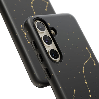 Scorpio Zodiac Constellation Phone Case – Luxe Gold Celestial Cover