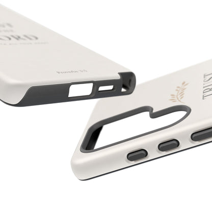 Proverbs 3:5 Christian Phone Case Trust in the Lord Minimalist Faith Cover