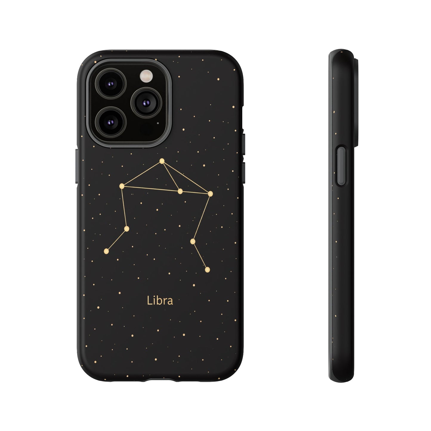 Libra Zodiac Constellation Phone Case – Luxe Gold Celestial Cover