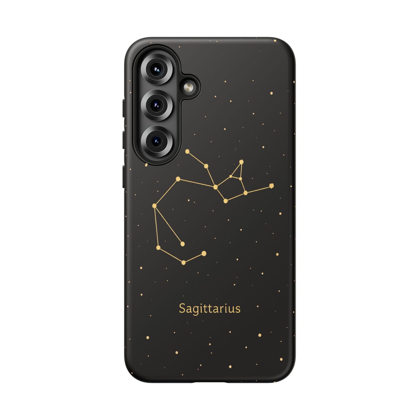 Sagittarius Zodiac Constellation Phone Case – Luxe Gold Celestial Cover