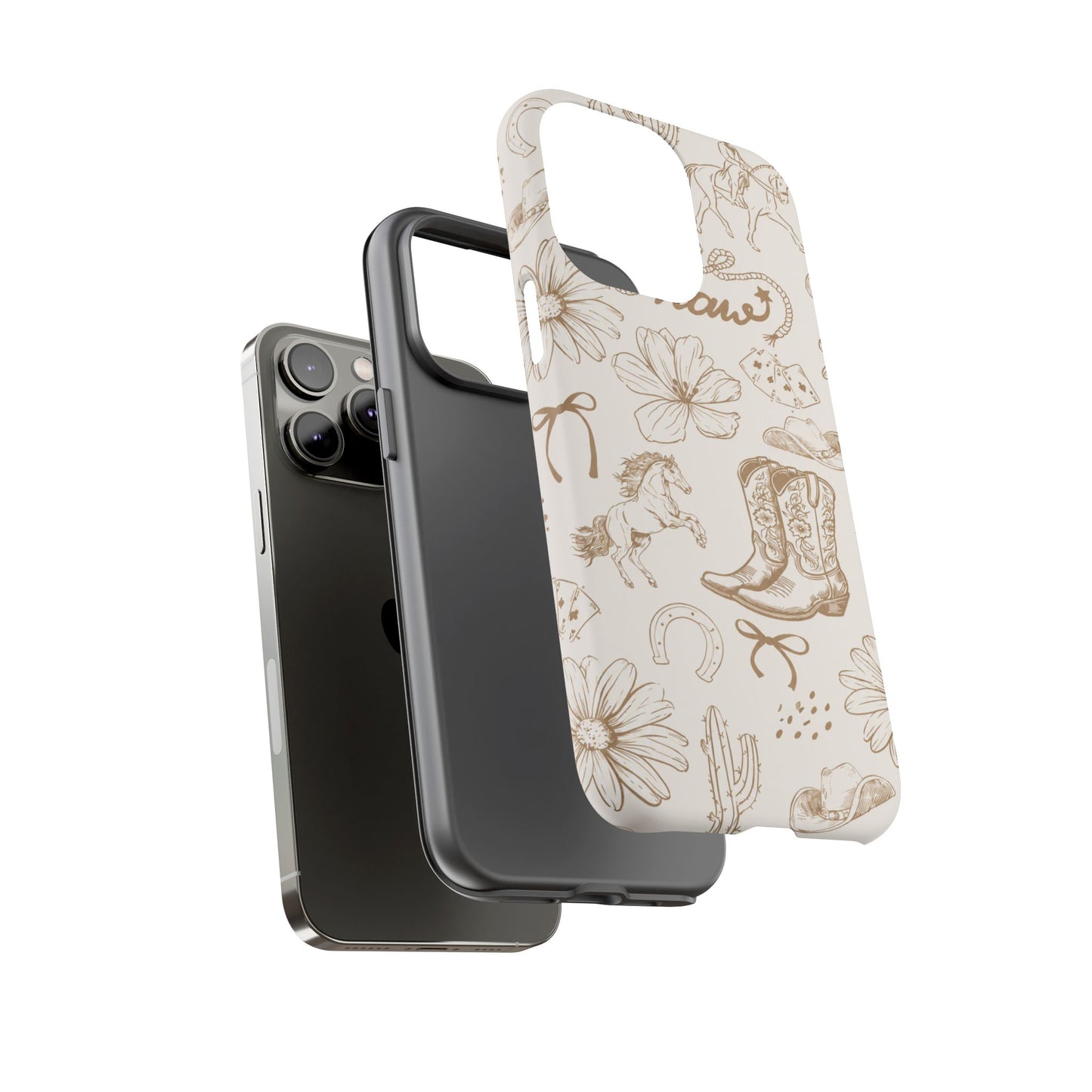 Western Cowgirl Phone Case for iPhone Samsung Galaxy Pixel Tough Case