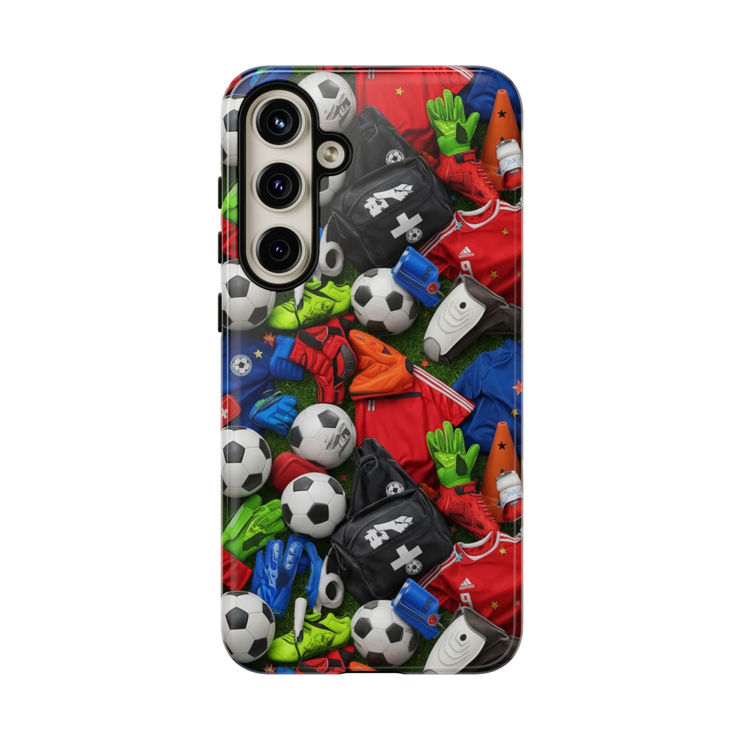 Soccer Ball Pattern Phone Case – Sports Fan Tough Protective Game Day Case
