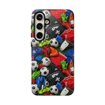 Soccer Ball Pattern Phone Case – Sports Fan Tough Protective Game Day Case
