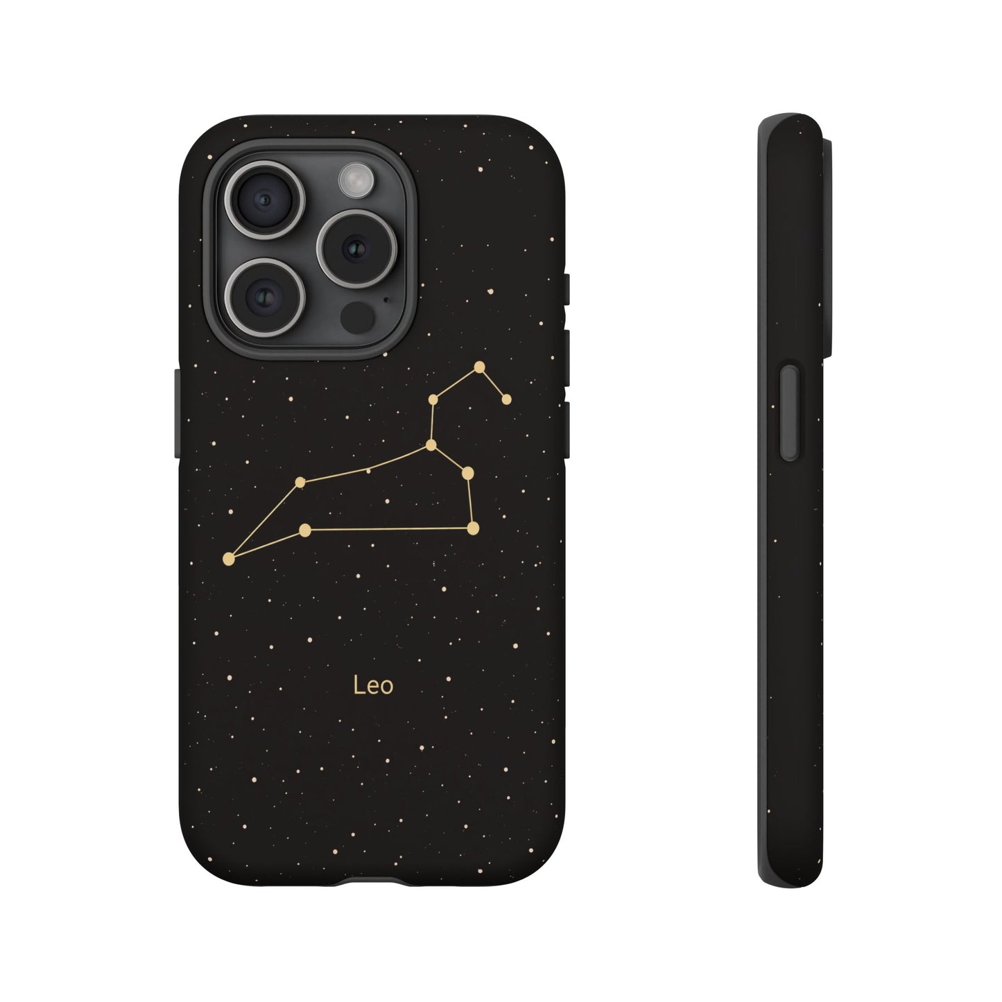 Leo Zodiac Constellation Phone Case – Luxe Gold Celestial Cover