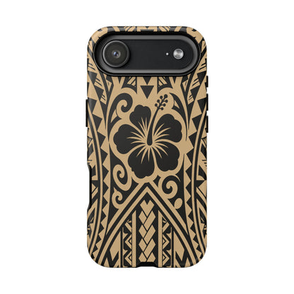 Polynesian Tribal Hawaiin Hibiscus Phone Case for iPhone Samsung Galaxy