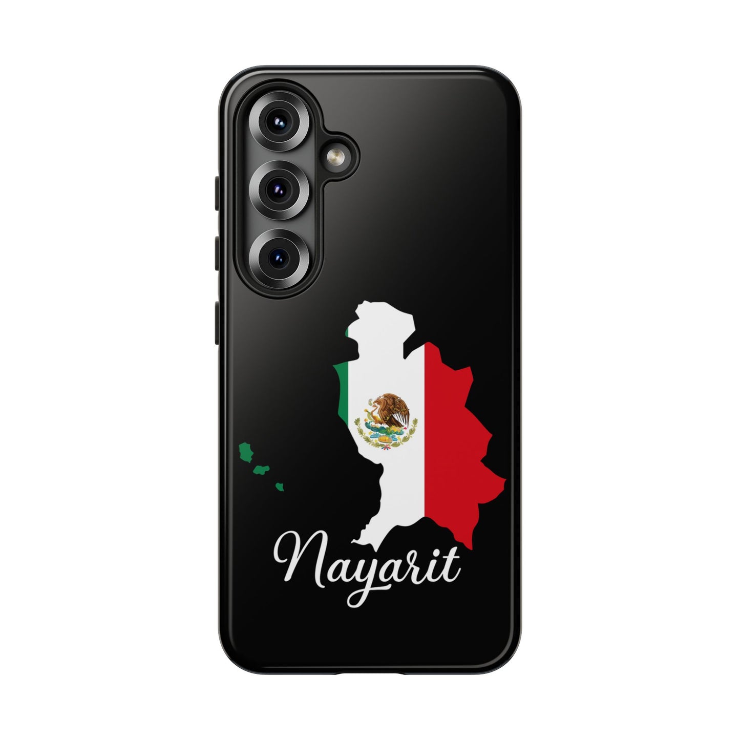 Nayarit Mexico Flag Map Phone Case | Mexican American Pride Tough Case for iPhone & Samsung