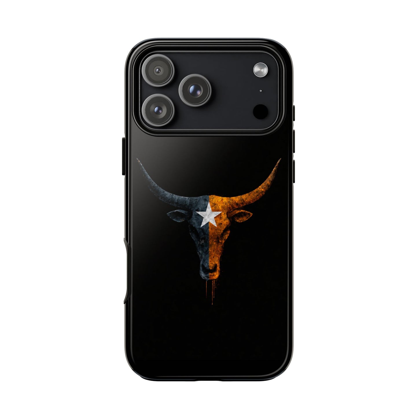 Texas Longhorn Skull Phone Case Western Cowboy Bull iPhone Samsung Cover