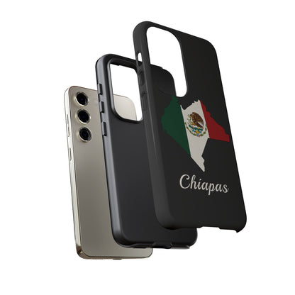 Chiapas Mexico Flag Map Phone Case | Mexican American Pride Tough Case for iPhone & Samsung