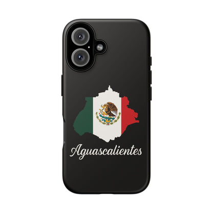 Aguascalientes Mexico Flag Map Phone Case | Mexican American Pride Tough Case for iPhone & Samsung
