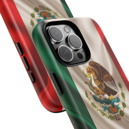 Mexico Flag Phone Case | Mexican Pride iPhone & Samsung Case | Tricolor Aesthetic Tough Protective Cover