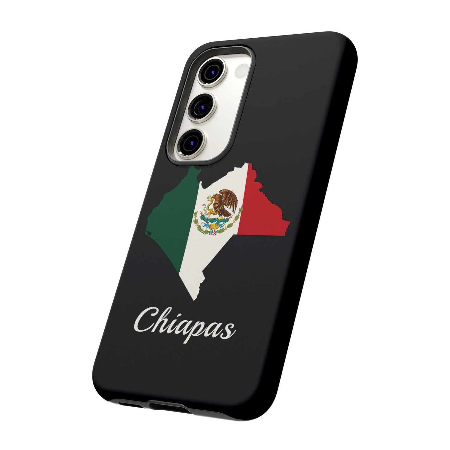 Chiapas Mexico Flag Map Phone Case | Mexican American Pride Tough Case for iPhone & Samsung
