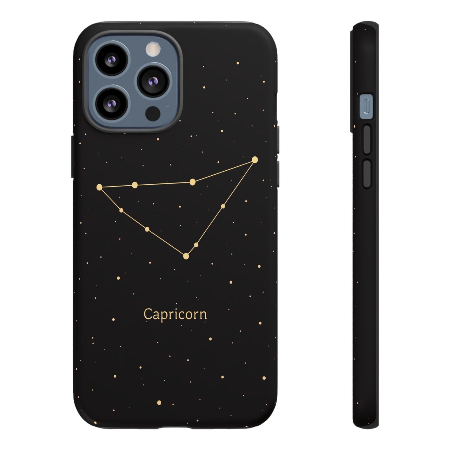Capricorn Zodiac Constellation Phone Case – Luxe Gold Celestial Cover