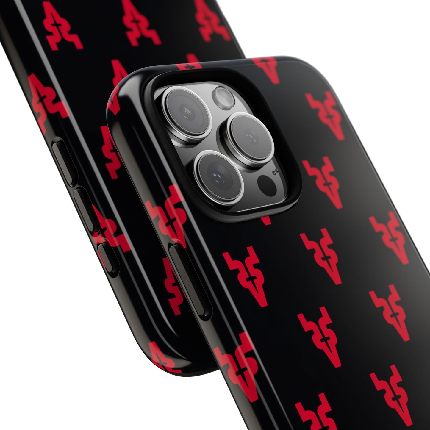 Mazatlán Bull Phone Case – Black Red Streetwear Tough Shockproof Cover