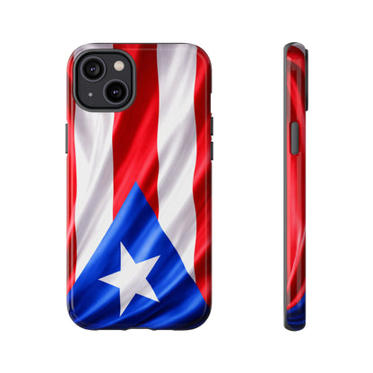 Puerto Rico Flag Phone Case | Boricua Pride Tough Case | Puerto Rican Flag Protective Cover for iPhone & Samsung