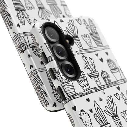 Cactus Succulent Phone Case Cute Plant Aesthetic iPhone Samsung Cover